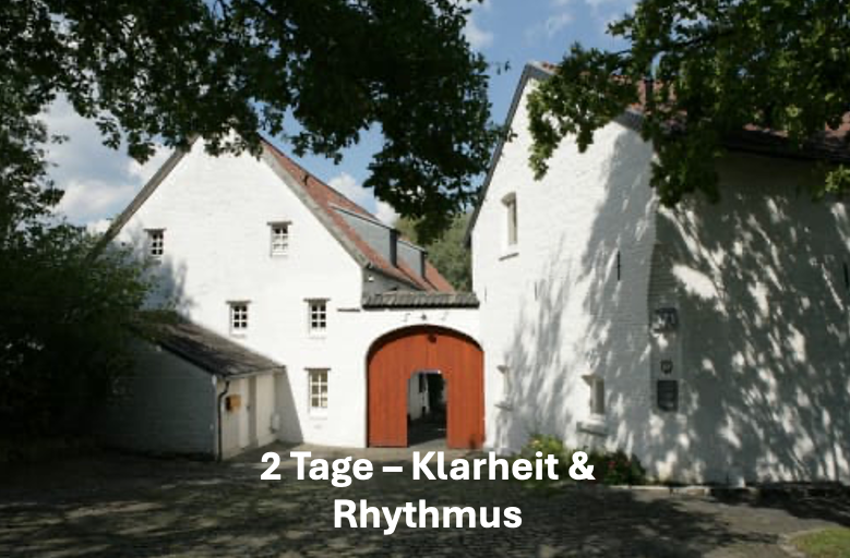 2 Tage Präsenz für Klarheit, Rhythmus & echte Führung
